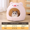 Teddy Plush Winter Semi-closed Pet Cat Nest