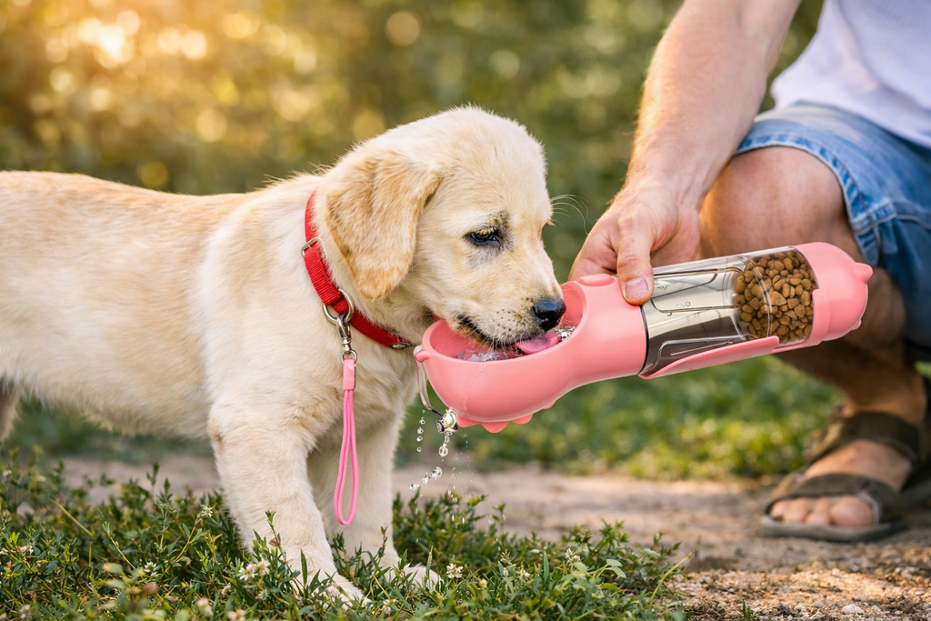 3-in-1 Portable Pet Travel Bottle