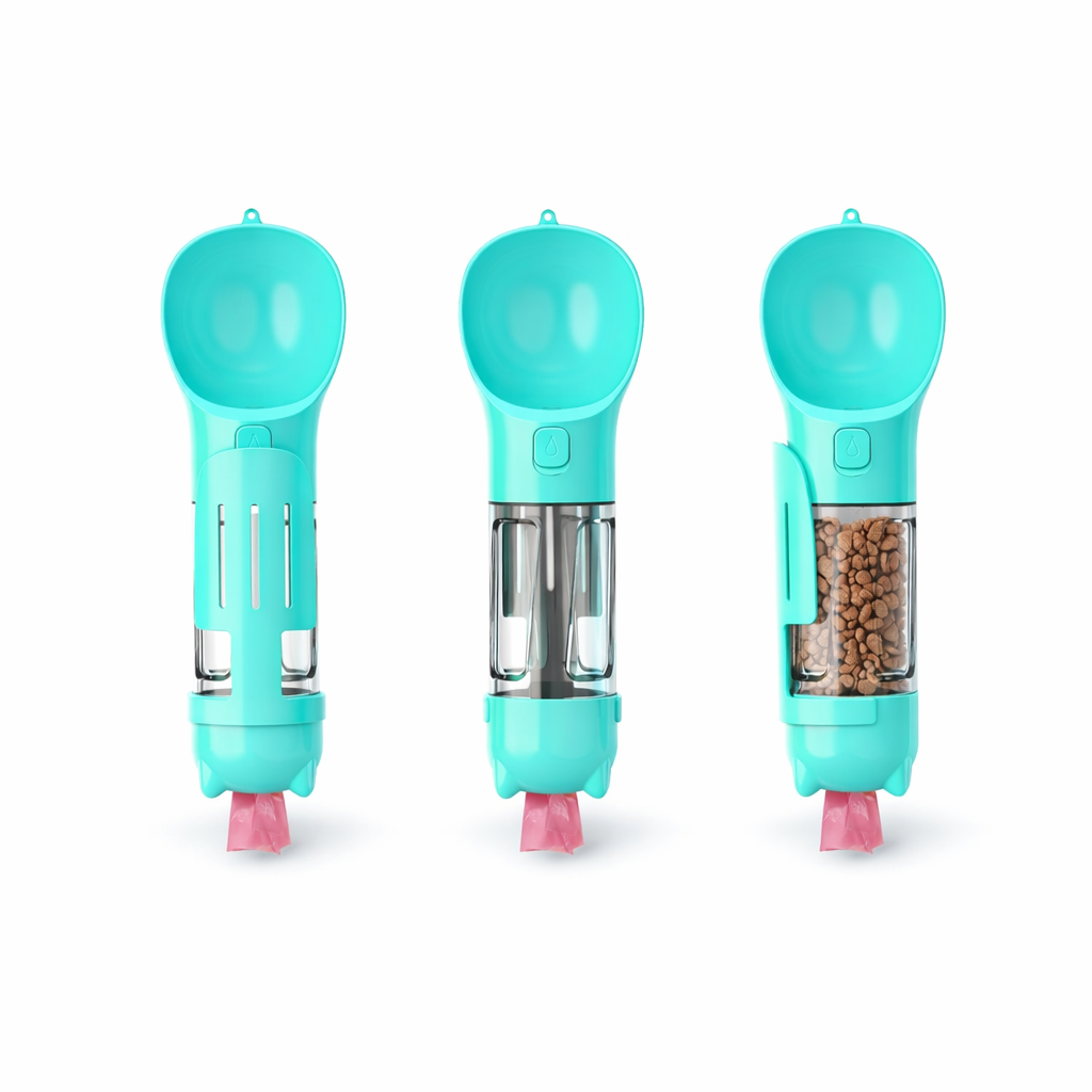 3-in-1 Portable Pet Travel Bottle