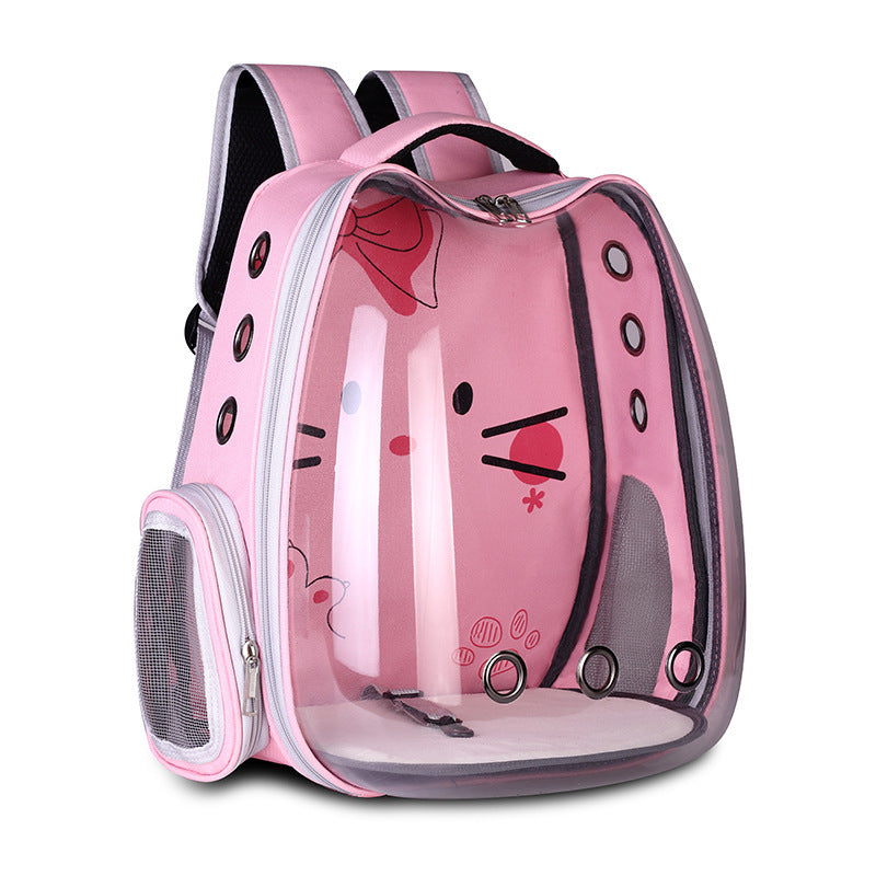 Breathable Pet Backpack for Cats & Dogs