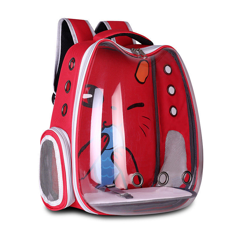 Breathable Pet Backpack for Cats & Dogs